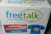 Freetalk Broadband Home Phone Voip Adapter - New In Box - Rare Retro Free Calls