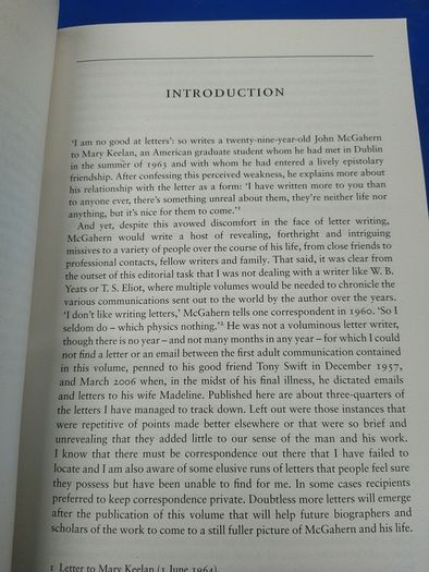 The Letters of John McGahern