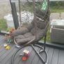 Gray Hanging Egg Chair Image 3
