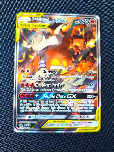Pokemon Reshiram & Charizard GX