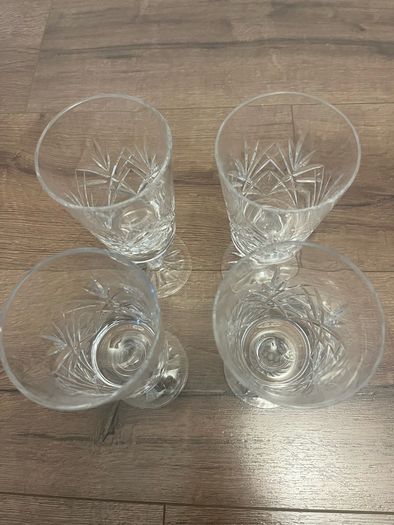 Crystal glasses 4 pieces