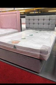 Double bed and mattress