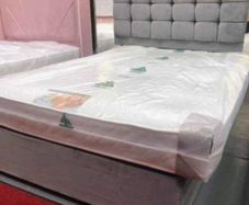Double bed and mattress
