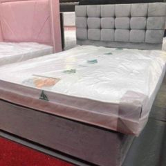 Double bed and mattress