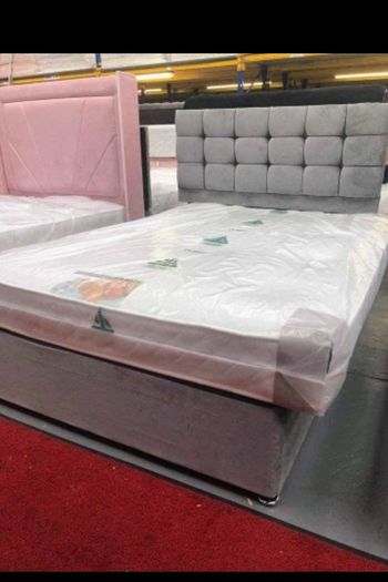 Double bed and mattress