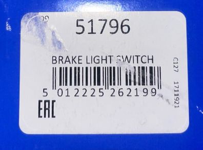 Brake Light Switch Intermotor 51796