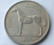 1961 irish mule half crown