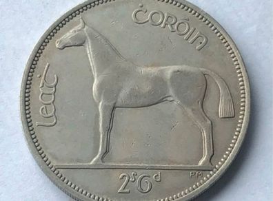 1961 irish mule half crown