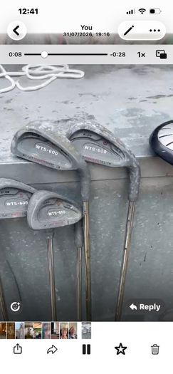 golf clubs and bag Free