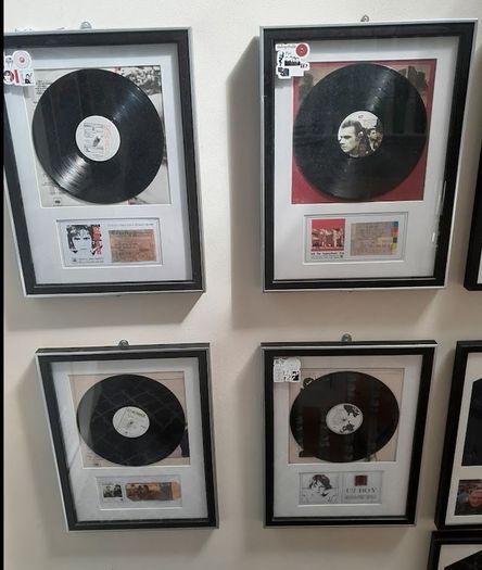 U2 Cbs Ireland Pressing Framed