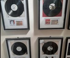 U2 Cbs Ireland Pressing Framed