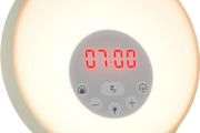 Lumie Sunrise Alarm - Sunrise Wake-up Alarm, Sunset Sleep Feature, Sounds and Mood Lighting
