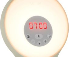Lumie Sunrise Alarm - Sunrise Wake-up Alarm, Sunset Sleep Feature, Sounds and Mood Lighting
