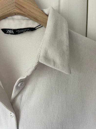 shirt zara medium stone shade cord shirt size med