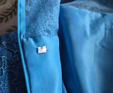 confirmation dress blue