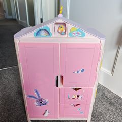 Baby born wardrobe, clothes, sink