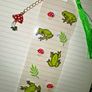 Handmade Frog and Mushroom Bookmark Image 2