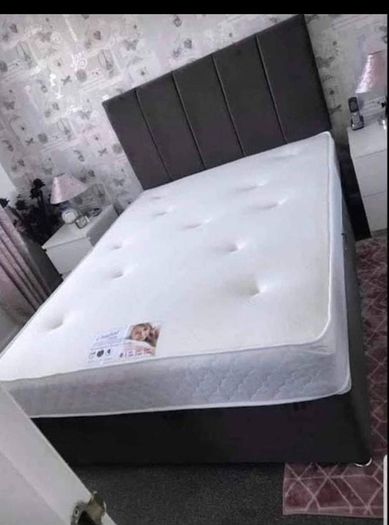 New Double, King And Superking Sizes Divan Beds Instock. Multiple Headboard Designs And Drawers Storage Available
