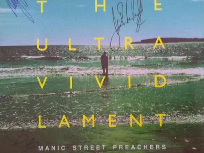 Manic Street Preachers Ultra Vivid lament lp Signed