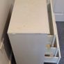 White bedside drawer unit Image 4