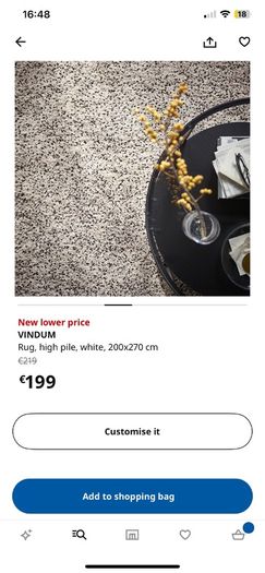 Large IKEA rug
