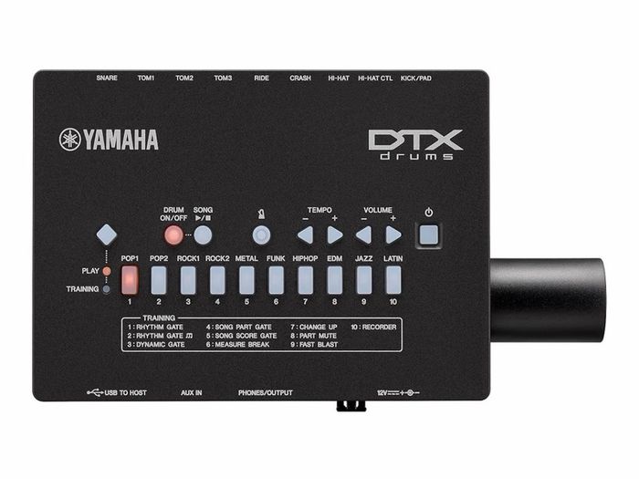 Yamaha DTX402 Electronic Drum Kit - Complete Set with Stool and Noise Absorbers.