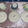 Boleslawiec pottery- cups and saucers Image 6