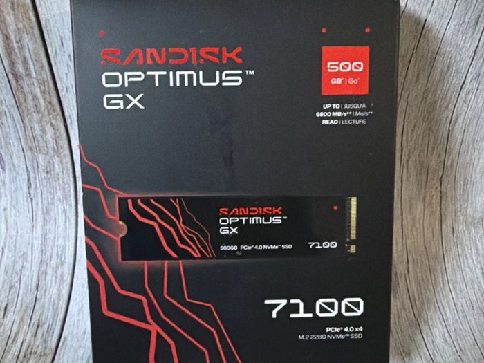 Sandisk Optimus Gx 7100 Pcie 4.0x4 M.2 2280 Nvme 500gb Ssd