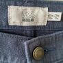M&S Collection Men's Air Force Blue Regular fit Chinos 36R Image 2