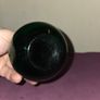 Vintage Green Glass Perfume Bottle Image 3