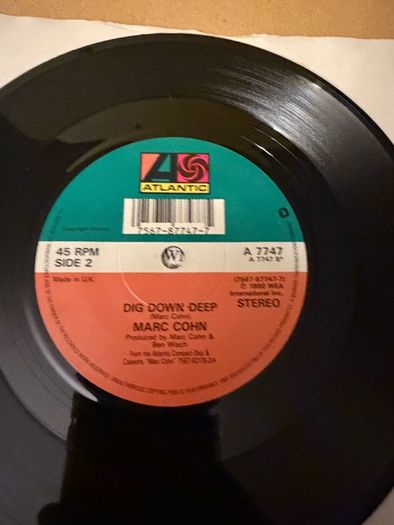 Marc Cohn Walking in Memphis 7inch Vinyl Single