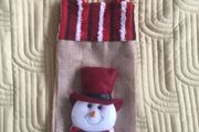 Christmas novelty Wine bottle gift bag