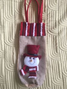 Christmas novelty Wine bottle gift bag