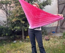 Handmade crochet scarf
