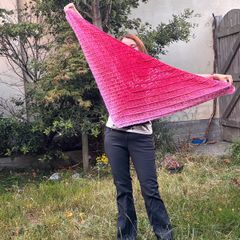 Handmade crochet scarf
