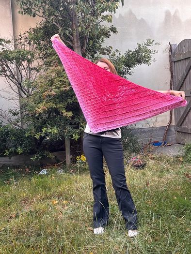 Handmade crochet scarf