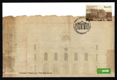 2018 Ireland The 200th Anniversary of The General Post Office Commemorative Stamp An Post First Day Cover (FDC)