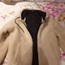 bershka white cream xsmall jacket Image 3