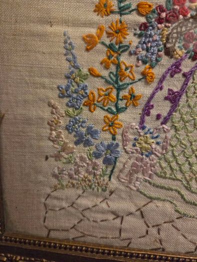 1950's Needlework - Framed & Signed