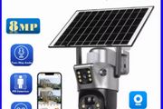 V380PRO T8B 4MP Dual lens 4G SIM card CCTV Solar Outdoor Wireless Waterproof Solar Camera - 27423