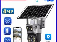 main image for ad V380PRO T8B 4MP Dual lens 4G SIM card CCTV Solar Outdoor Wireless Waterproof Solar Camera - 27423