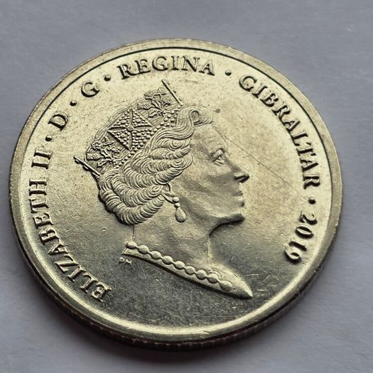 Gibraltar Coin 10 pence Island Games