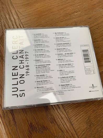 Julien Clerc - Si On Chantait 1968-1997