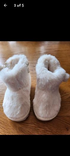 River Island baby girl fluffy boots
