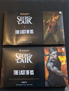 Magic The Gathering The Last of Us Part 1 and 2 Secret Lair Rainbow Foil Edition