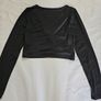 Krisa (Revolve) Black Cutout Crop Top Image 7