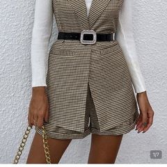 blazer & shorts set