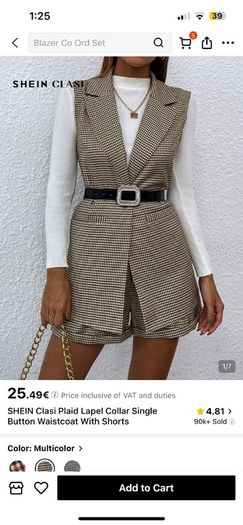 blazer & shorts set