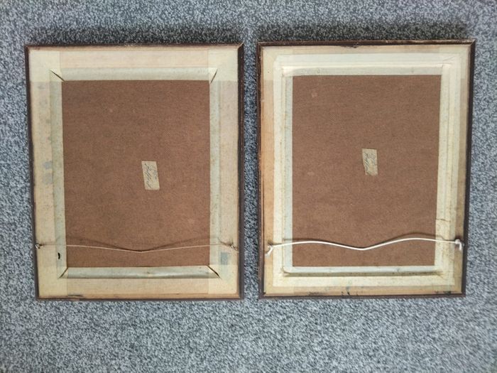 A pair of vintage  pictures