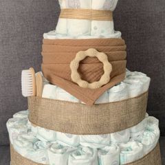 Handmade premium pampers nappy cake